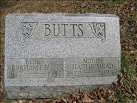 Butts, Abraham F. and Hattie (Mead)